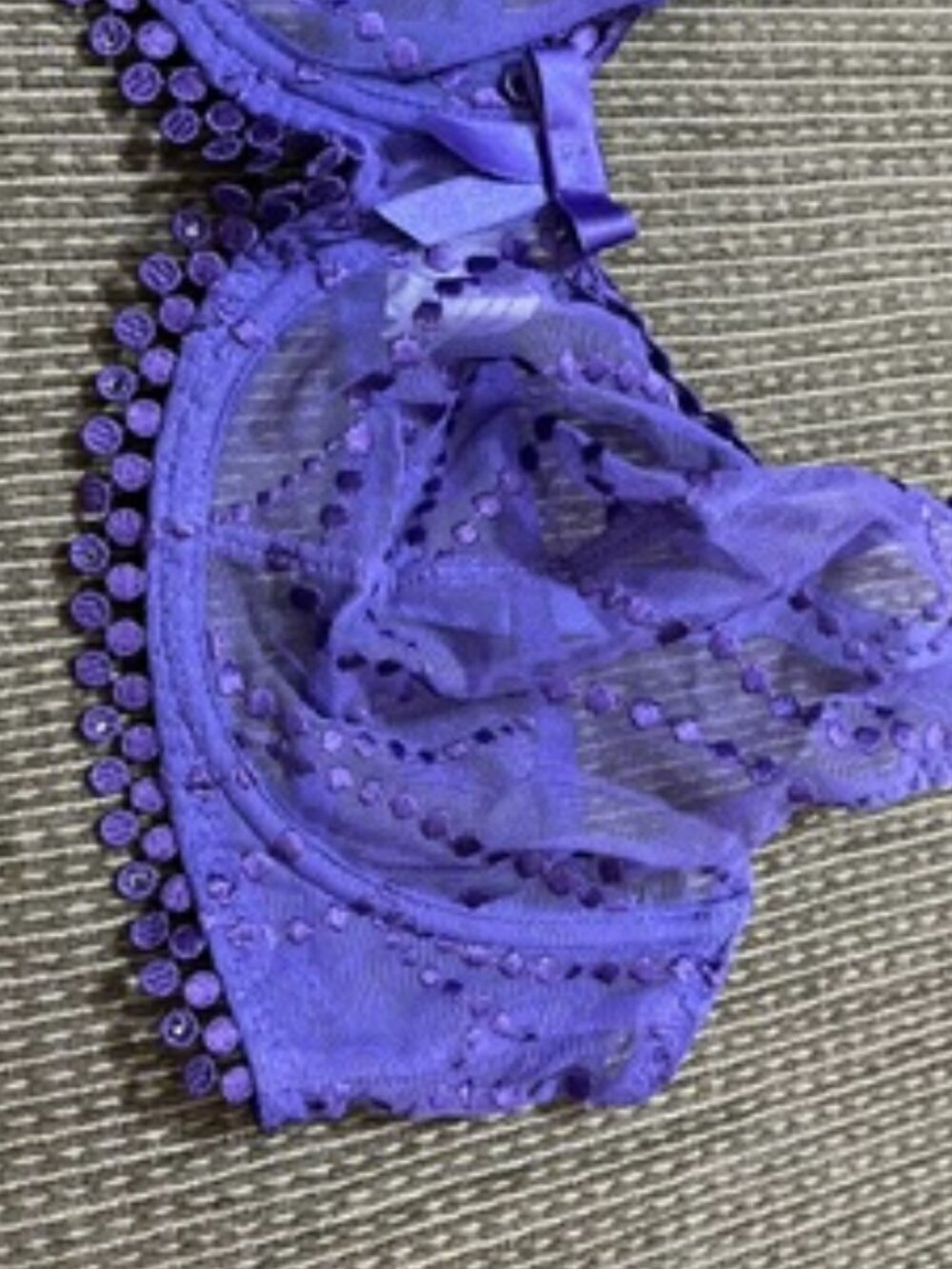 Simone Perele Fancy Purple Underwire Bra - Picture 2 of 4